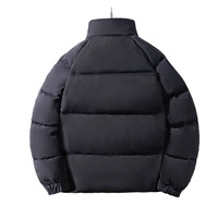 Blouson d'hiver personnalisé très demandé, épais, classique, pour homme, col montant, fermeture éclair, décontracté, urbain, doudoune tricotée élégante