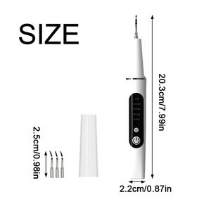 XBH nuovo pulitore denti 800mAh 5 modalità sbiancamento dei denti a ultrasuoni kit di lavaggio dei denti per il calcolo del tartaro rimuovere Scaler dentale per animali domestici - Product Image 6
