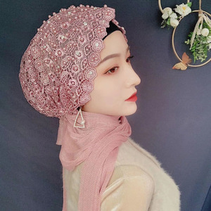 HZM-24534 Nuevo Turbante Árabe <span class=keywords><strong>con</strong></span> Hiyab para Mujer, Pañuelo Musulmán para la Cabeza - Product Image 2
