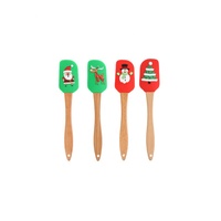 LYFLUCKY Grattoir en silicone sur le thème de Noël peut être personnalisé avec des motifs