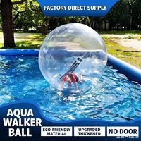 Ballon d'eau transparent gonflable et dégonflable à succès pour l'été – Idéal pour les vacances en bord de mer et les installations aquatiques gonflables