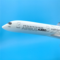 Modèle d'avion A350 à l'échelle 1/140 de 47 cm pour cadeau promotionnel