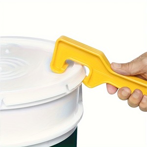 Drum Opener Plastic Yellow 200mm <b>Paint</b> <b>Bucket</b> Lid Lifter Durable Wrench - Product Image 1