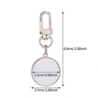 Porte-clés en métal personnalisé en gros, design sur mesure, cadeau promotionnel, souvenir, sublimation