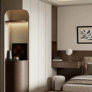 Armario Personalizado para Toda la Casa, Sistema de Armario de Madera Moderno y de Lujo para Almacenamiento en Dormitorios de Casas, Apartamentos u Hoteles - Product Image 3