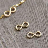 Anneau de bijoux permanent en forme d'œil, crochet en or rempli 14 carats pour bracelet, collier, fermoir infini anti-ternissement