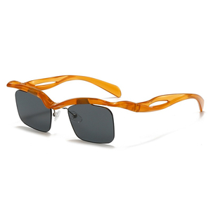 Nuovi Occhiali <span class=keywords><strong>da</strong></span> Sole Donna 2026 Retrò Quadrati alla Moda, Stile Street Fashion, Versatili, <span class=keywords><strong>con</strong></span> <span class=keywords><strong>Protezione</strong></span> <span class=keywords><strong>UV</strong></span> e Montatura Sottile, <span class=keywords><strong>con</strong></span> <span class=keywords><strong>Lenti</strong></span> Gratuite - Product Image 4