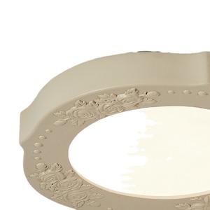 Plafonnier LED de style Wabi-Sabi français, européen et japonais, luminaire moderne et minimaliste pour la maison, protection des yeux pour la chambre principale - Product Image 1