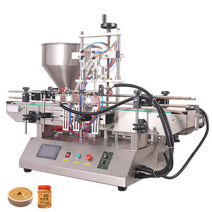 Máquina llenadora automática de sobremesa de 2 cabezales de pistón para miel, champú, loción, salsa, crema cosmética, helado, yogur y ketchup - Product Image 2