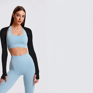 Manchons de bras rafraîchissants sans couture personnalisés, protection UV, trou pour le pouce, légers, unisexes, pour sports de plein air, 100 % polyester, couleur dégradée - Product Image 1