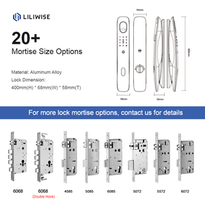 Liliwise Tuya Ttlock Automatic <b>Smart</b> Door Lock Cerraduras Electrics Fingerprint Keyless Palm Vein <b>Smart</b> Lock With <b>Camera</b> - Product Image 4
