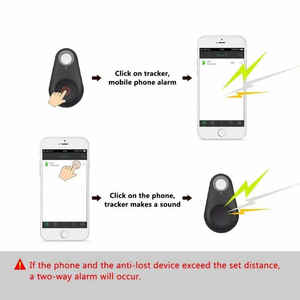 Mini GPS inalámbrico Recordatorio de alarma antipérdida compacto Rastreador de etiquetas inteligente portátil - Product Image 2