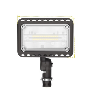 ไฟสปอร์ตไลท์ LED แบบติดตั้งบนข้อต่อ UL Listed 20W 2000 ลูเมนส์ IP65 กันน้ำ สำหรับภายนอกบ้าน สวน สนามหญ้า โคมไฟรักษาความปลอดภัย สินค้าในสหรัฐอเมริกา - Product Image 1