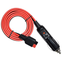 Cable de extensión para encendedor de cigarrillos de coche, ADS para encendedor de cigarrillos, cubierta de enchufe de CC, cargador, Cable de batería, Cable Solar