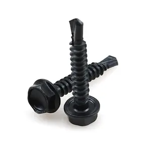 Anti-rust Stainless Black Oxide Self Drilling License Plate Frame Screws for Fastening License Plates