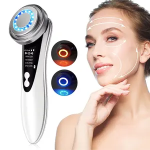 Home Use Beauty Equipment Facial Skin Lifting Device EMS Skin Rejuvenation Photon Therapy Skin Tightening Face Massager Machine