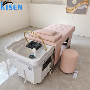 Kisen Luxury Portable 60L Water Tank Shampoo Sink Basin With <b>Bed</b> <b>Heater</b> Hair Shampoo Chairs <b>Bed</b> for Beauty Hair Salon Spa Sale - Product Image 5