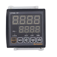 Contador/Temporizador Digital Programable Automático Industrial AUTONICS CT4S-1P4T 100% Nuevo y Original, Protección IP65, Siete Segmentos