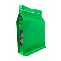 Pochette à fond plat colorée avec fenêtre transparente et fermeture éclair, sac en plastique refermable, emballage souple – Direct Usine
