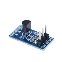 Modul papan pengembangan modul pengukuran suhu DS18B20 aplikasi sensor temperatur DS18B20