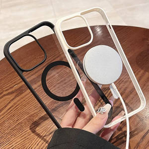 เคสโทรศัพท์แม่เหล็ก TPU สำหรับ <span class=keywords><strong>iPhone</strong></span> 17/16/14/15/13/12/<span class=keywords><strong>11</strong></span> PRO MAX เคสโทรศัพท์มือถือมีรูรับ<span class=keywords><strong>แรง</strong></span><span class=keywords><strong>กระแทก</strong></span>ขนาดใหญ่ - Product Image 5