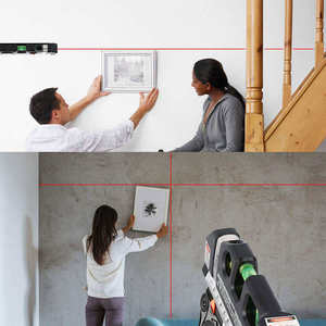 Outil multifonctionnel de mesure laser infrarouge de qualité industrielle 3-en-1, ruban à mesurer, longueur 250 mm, précision 10 mm, mesure 0-5 m - Product Image 5