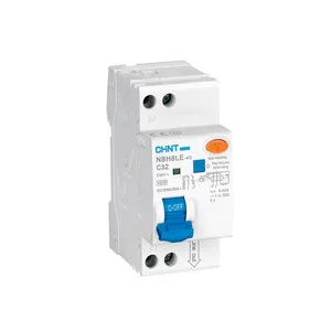 CHINT NBH8LE 56/60Hz 1P+N Pole Residual Current Operated Circuit Breaker With Over Current Protection