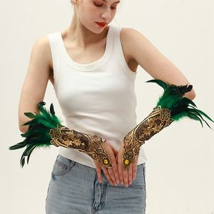 Waterdichte veren polsband glamoureus ontwerp Halloween cosplay kostuumset voor vrouwen volwassenen, op maat gemaakte kleur & comfortabele pasvorm - Product Image 1