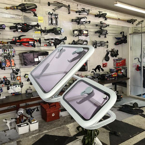 Liya 새로운 조건 직사각형 강화 유리 요트 현창 2 ''알루미늄 해양 하드웨어 교체 - Product Image 3