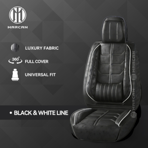 Fundas de Asiento para Auto Marcan Marcan Serie RUBIN, Tela Premium, Ajuste Universal, Protector de Asiento Envolvente, Multicolor - Product Image 1