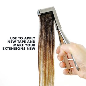 Pince à extensions capillaires <span class=keywords><strong>Everlong</strong></span> en acier inoxydable avec revêtement en silicone pour une pose sécurisée et durable des extensions adhésives - Product Image 6