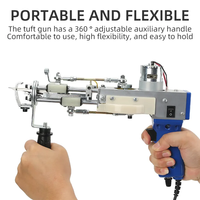 Vente directe usine : Kit de pistolet à tufter deux-en-un pour débutants, machine à tufter, à tisser et à broder pour la fabrication de tapis