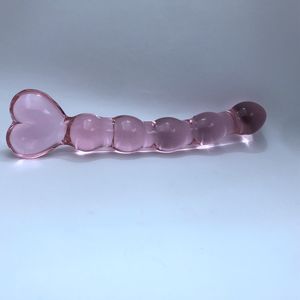 透明な大きな巨大な大きなガラスディルドセックスガラスペニスクリスタルアナルバットプラグビーズ女性のための大人のおもちゃ - Product Image 3