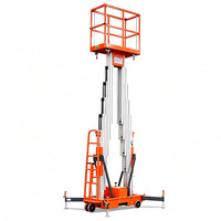 Plateforme de travail aérienne en aluminium à double colonne Eterlift, hauteur de travail personnalisée, pour chantier intérieur