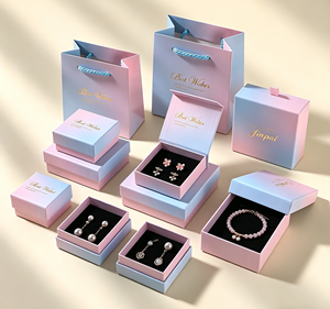 Boîte cadeau en carton de luxe personnalisée avec couvercle rabattable, boîte à bijoux, épaisseur 2 mm, emballage cadeau pour bijoux, boîtes cadeau pour bracelets - Product Image 3
