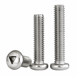 Tornillos de máquina antirrobo de acero inoxidable 304 con cabeza alomada y accionamiento triangular especial M3 M4 M5 M6 - Product Image 2