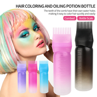 Nouvelle bouteille de shampoing sec pour soins capillaires à couleur dégradée, flacon de pâte colorante pour cheveux, flacon de médicament pour permanente à l'eau, outil de salon