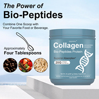 Poudre de protéines de collagène bio-peptides 567g, étiquette personnalisée, approvisionnement direct du fabricant d'origine de Guangzhou