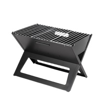 Gril à propane américain d'extérieur portable en forme de X, grand épais et pliable pour la maison, le jardin, le barbecue, le métal.