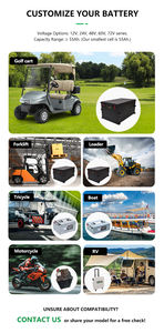 Carrello elevatore batteria al litio 12v 24v 36v 48V 72V batteria ricaricabile 200AH 3000AH LifePO4 per carrello elevatore elettrico - Product Image 5