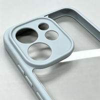 Coque de téléphone 2-en-1 en acrylique et TPU pour OPPO Reno 15, découpe précise, dos rigide, cadre souple, protection hybride antichoc, vente en gros usine