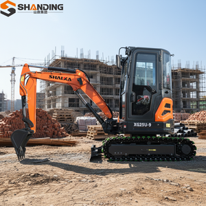 Mini-excavatrice sur chenilles diesel 2,45 tonnes avec moteur Yanmar et commande hydraulique, certifiée CE EPA, prix réel, livraison gratuite - Product Image 5