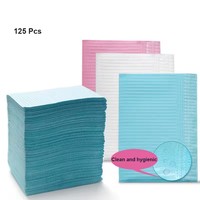 125 pièces couverture de table de tatouage tampon propre bavoirs jetables feuilles tissu sous coussin hygiène bavoir de tatouage personnel étanche outil d'art des ongles