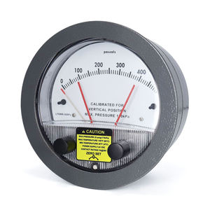 低圧差圧計 スイッチング出力付き機械式差圧計 空気圧差圧計 - Product Image 1