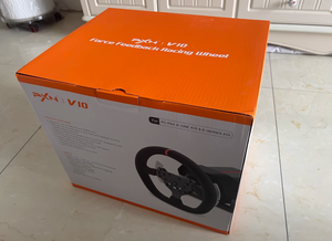 Volante de Carreras PXN-V10 con Force Feedback de 900 Grados y Vibración para Xbox <span class=keywords><strong>One</strong></span> Series S/<span class=keywords><strong>X</strong></span>, PS4, PC con Pedalera y Palanca de Cambios - Product Image 4