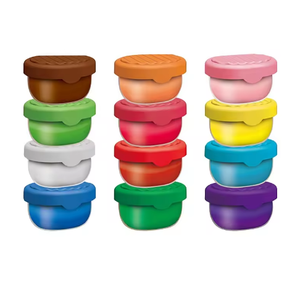 Jouet en argile DIY personnalisé, 8 ou 12 couleurs, ensemble de pâte à <span class=keywords><strong>modeler</strong></span> en plastique, pâte à <span class=keywords><strong>modeler</strong></span> et slime, jouet en polymère pour la créativité et le plaisir - Product Image 1