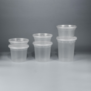 एचडी मुफ्त नमूना 32 औंस टेकवे सूप कप प्लास्टिक टेवे खाद्य कंटेनर ढक्कन के साथ माइक्रोवेव डिस्पोजेबल कप - Product Image 2