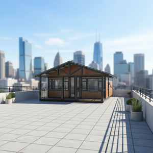 Casa Contenedor Prefabricada, Expandible, Portátil, Plegable, de 20 pies/40 pies, Móvil, Modular, Moderna, con Dormitorio y Entrada Tipo Sándwich - Product Image 5