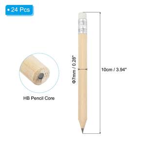 Crayon de <span class=keywords><strong>golf</strong></span> rond en bois de tilleul écologique avec logo personnalisé, 10 cm, avec mine noire et gomme <span class=keywords><strong>verte</strong></span> pour la promotion - Product Image 6