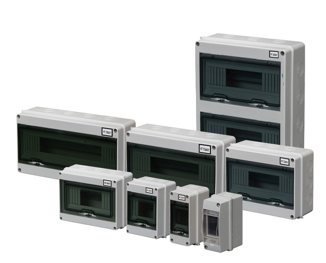 CE Outdoor IP65 Waterproof ABS Electrical Power Solar Plastic Distribution Box Junction DB Box MCB Enclosure Box